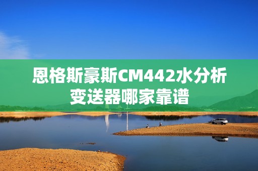 恩格斯豪斯CM442水分析变送器哪家靠谱